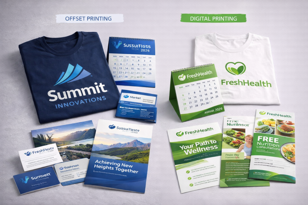 Офсетная и цифровая печать — сравнение технологий