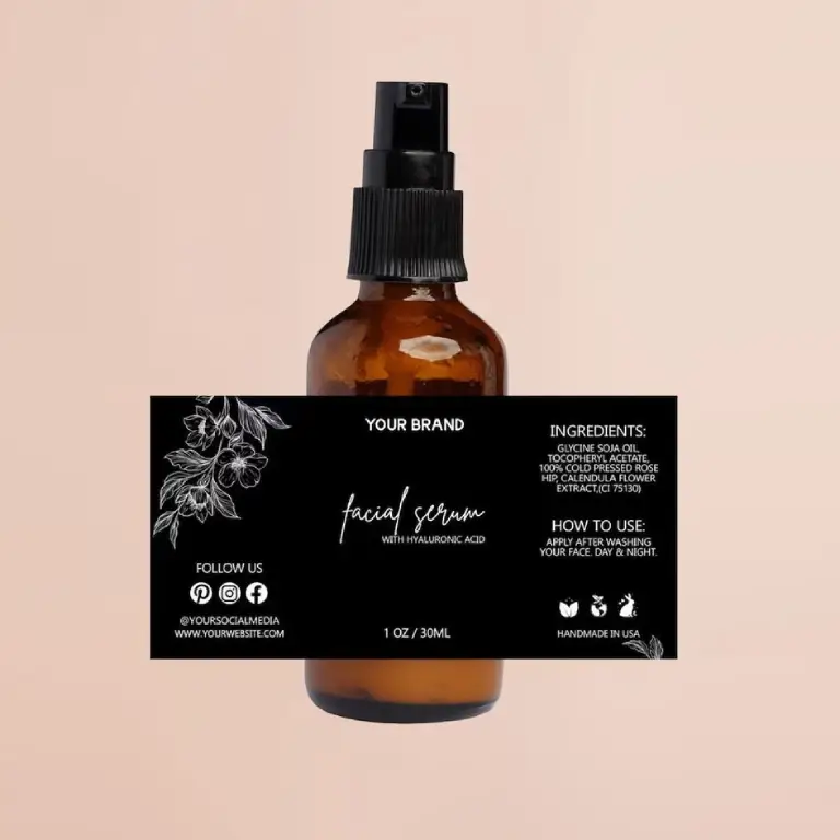 Примеры цветных этикеток для товаров