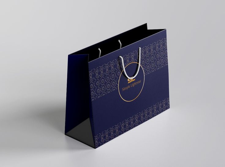 Печать корпоративных пакетов с индивидуальным дизайном