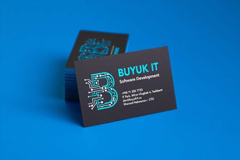 Визитки soft-touch Gunesh Print