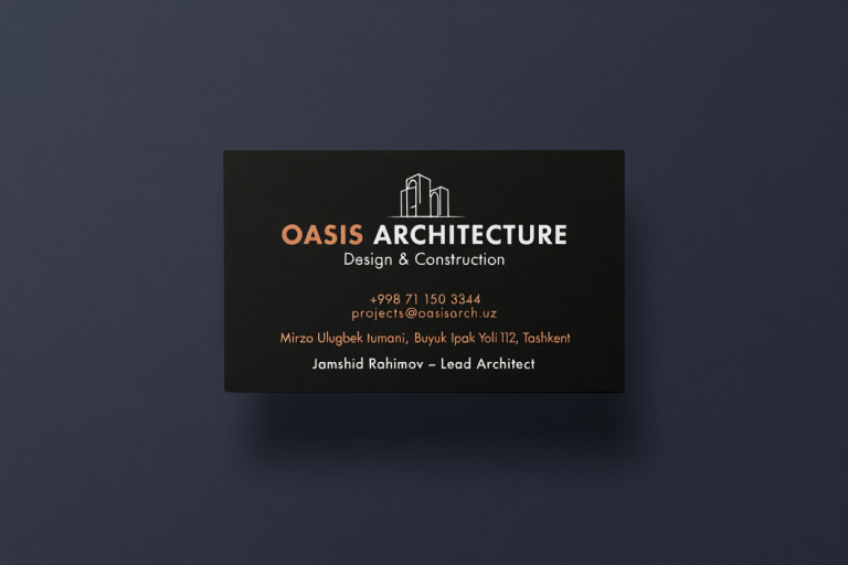 Двусторонние визитки | Gunesh Print