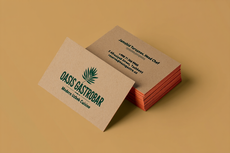 Дизайнерские визитки / Gunesh Print