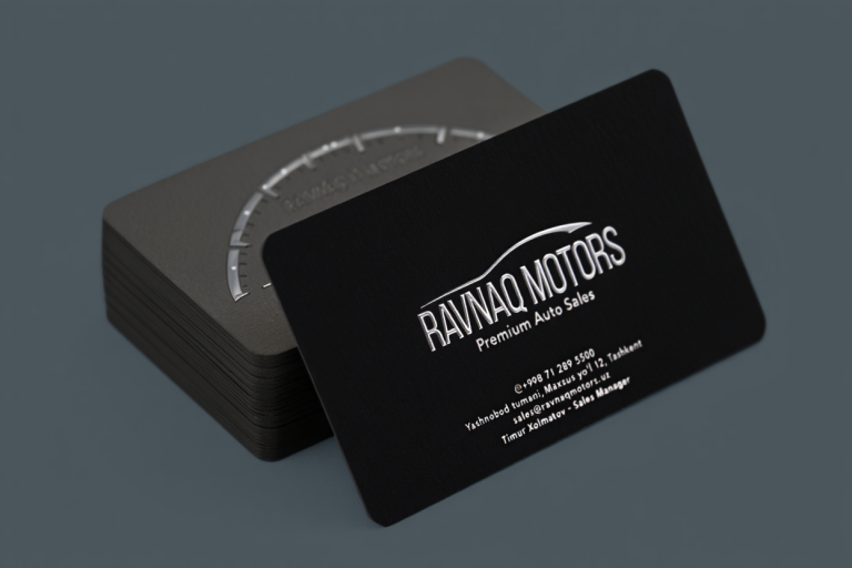 Визитки soft-touch Gunesh Print