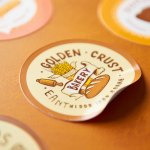 Круглые наклейки | Gunesh Print