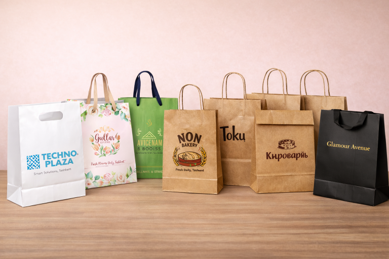 Пакеты с логотипом