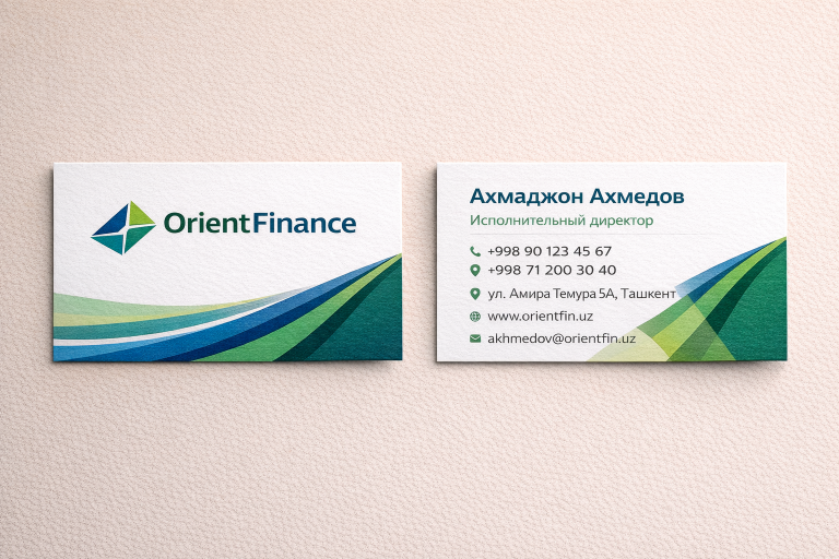 Двусторонние визитки | Gunesh Print