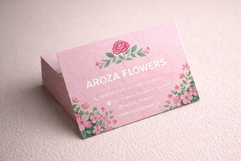 Печать визиток в ташкенте