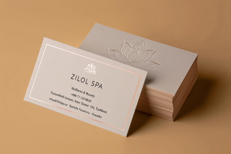 Визитки soft-touch Gunesh Print