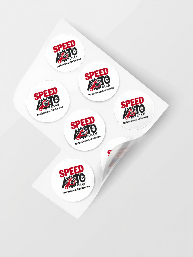 Наклейки с логотипом | Gunesh Print