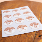 Наклейки с логотипом | Gunesh Print