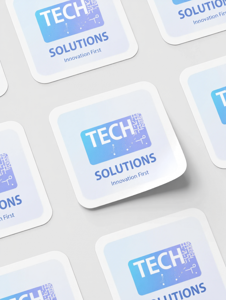 Наклейки с логотипом | Gunesh Print