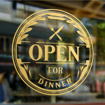 Наклейки на окна и витрины | Gunesh Print